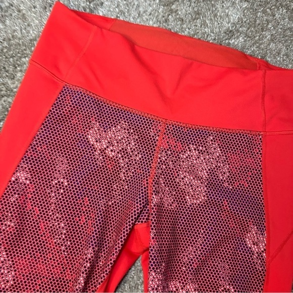 Under Armour HeatGear Hyper Orange Capri Leggings Style 1320551 ww - Picture 6 of 7